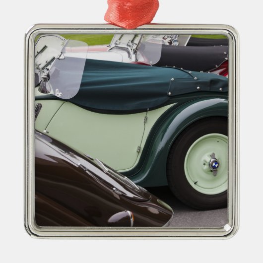 Duitsland, Bayern-Beieren, München. BMW Welt Car 4 Metalen Ornament (Voorkant)