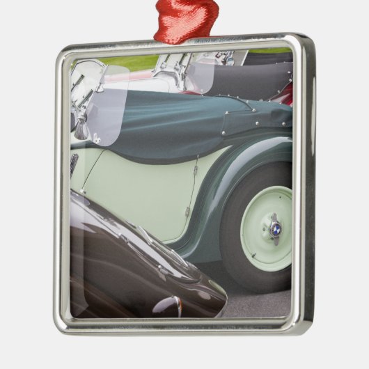 Duitsland, Bayern-Beieren, München. BMW Welt Car 4 Metalen Ornament (Links)