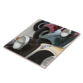 Duitsland, Bayern-Beieren, München. BMW Welt Car 5 Tegeltje (Zijkant)