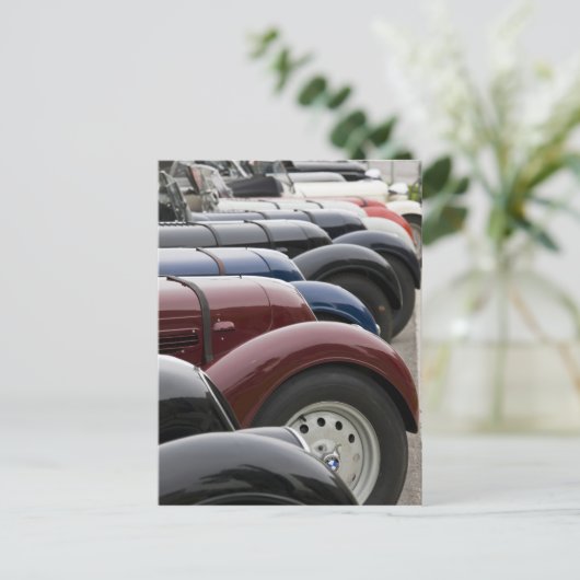 Duitsland, Bayern-Beieren, München. BMW Welt Car Briefkaart (Staand voorkant)