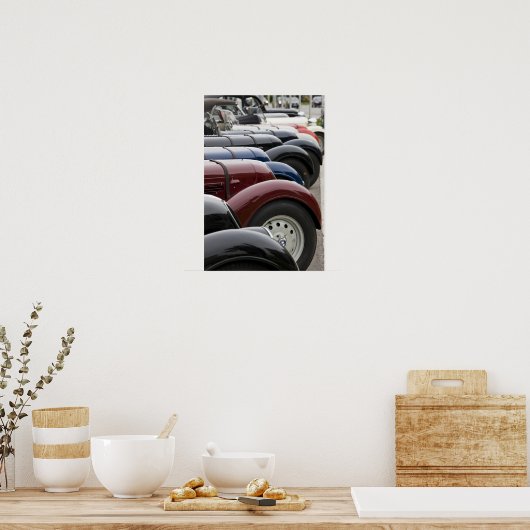 Duitsland, Bayern-Beieren, München. BMW Welt Car Poster (Keuken)