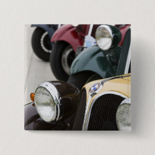 Duitsland, Bayern-Beieren, München. BMW Welt Car  Vierkante Button 5,1 Cm
