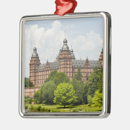 Duitsland, Beieren, Bayern en Aschaffenburg. Schlo Metalen Ornament (Links)