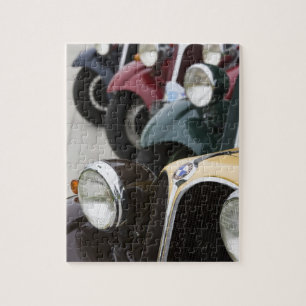 Duitsland, Beieren-Beieren, München. BMW Welt Auto Legpuzzel