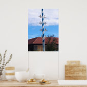 Duitsland, Beieren; dorp Maypole Poster (Keuken)
