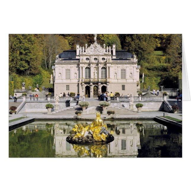 Duitsland, Beieren, Linderhof Castle. Linderhof (Voorkant Horizontaal)