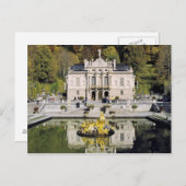 Duitsland, Beieren, Linderhof Castle. Linderhof Briefkaart (Voorkant / Achterkant)