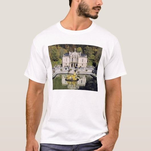 Duitsland, Beieren, Linderhof Castle. Linderhof T-shirt (Voorkant)