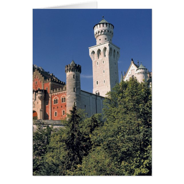 Duitsland, Beieren, Neuschwanstein Castle. (Voorkant)