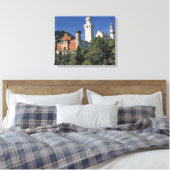 Duitsland, Beieren, Neuschwanstein Castle. Canvas Afdruk (Insitu (Slaapkamer))