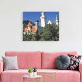 Duitsland, Beieren, Neuschwanstein Castle. Canvas Afdruk (Insitu (Woonkamer))