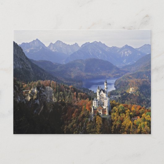 Duitsland, Beieren, Neuschwanstein Castle. King Briefkaart (Voorkant)