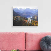 Duitsland, Beieren, Neuschwanstein Castle. King Canvas Afdruk (Insitu (Woonkamer))