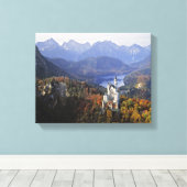 Duitsland, Beieren, Neuschwanstein Castle. King Canvas Afdruk (Insitu (Houten vloer))