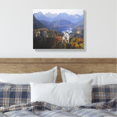 Duitsland, Beieren, Neuschwanstein Castle. King Canvas Afdruk (Insitu (Slaapkamer))