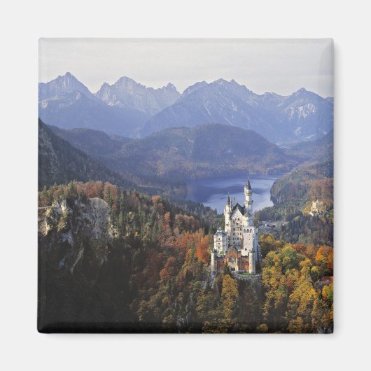 Duitsland, Beieren, Neuschwanstein Castle. King Magneet (Voorkant)