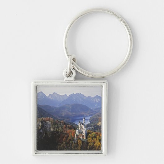 Duitsland, Beieren, Neuschwanstein Castle. Koning Sleutelhanger (Voorkant)
