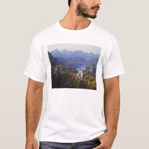Duitsland, Beieren, Neuschwanstein Castle. Koning T-shirt