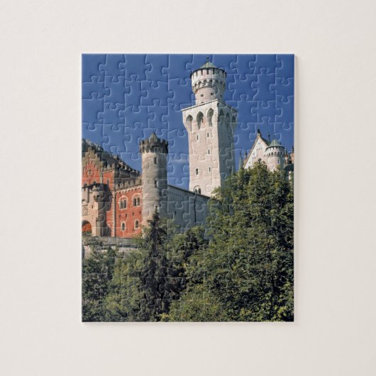 Duitsland, Beieren, Neuschwanstein Castle. Legpuzzel (Verticaal)