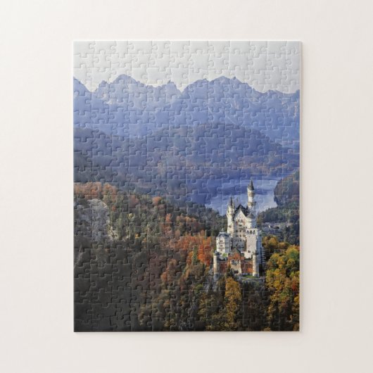 Duitsland, Beieren, Neuschwanstein Castle. Legpuzzel (Verticaal)