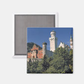 Duitsland, Beieren, Neuschwanstein Castle. Magneet (Voorkant / Achterkant)