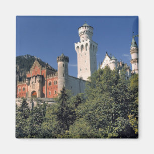 Duitsland, Beieren, Neuschwanstein Castle. Magneet