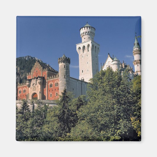 Duitsland, Beieren, Neuschwanstein Castle. Magneet (Voorkant)