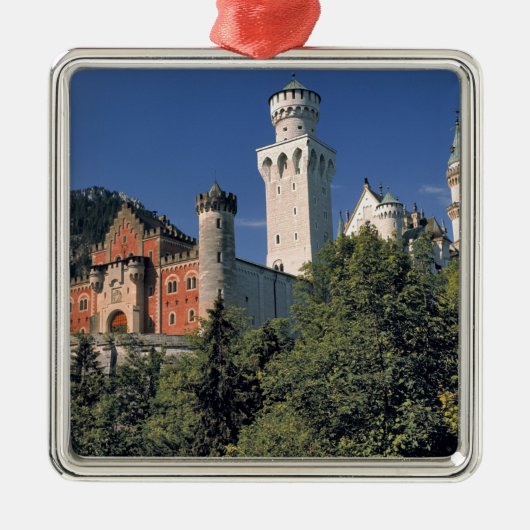 Duitsland, Beieren, Neuschwanstein Castle. Metalen Ornament (Voorkant)
