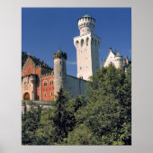 Duitsland, Beieren, Neuschwanstein Castle. Poster (Voorkant)