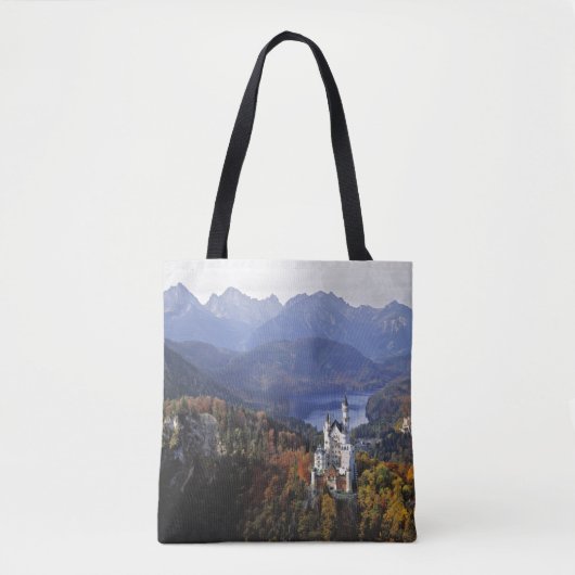 Duitsland, Beieren, Neuschwanstein Castle. Tote Bag (Voorkant)