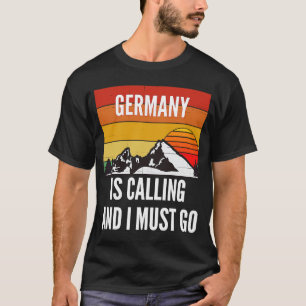 Duitsland belt en ik moet gaan t-shirt