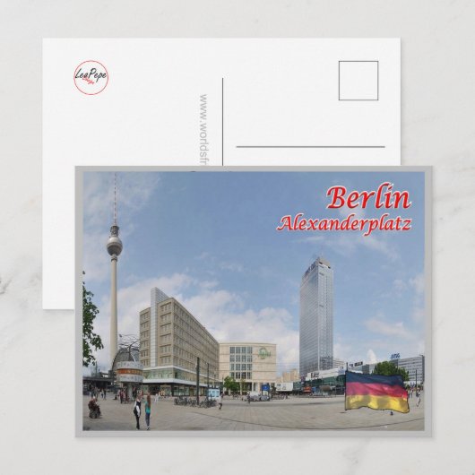 Duitsland - Berlijn - Alexander Square - Briefkaart (Voorkant / Achterkant)