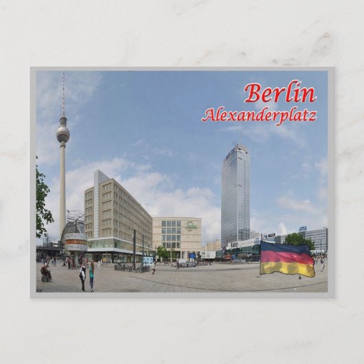 Duitsland - Berlijn - Alexander Square - Briefkaart (Voorkant)