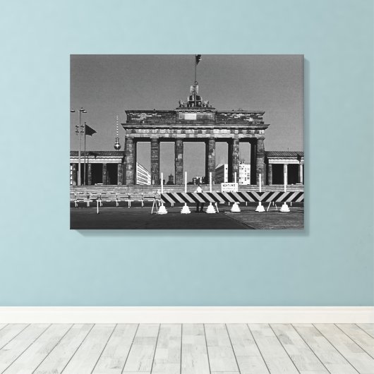  Duitsland Berlijn Brandenburgse poort Canvas Afdruk (Insitu (Houten vloer))