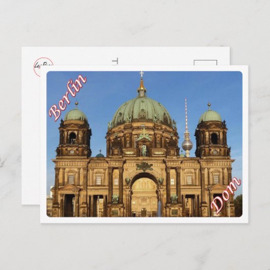 Duitsland - Berlijn - kathedraal - Briefkaart (Voorkant / Achterkant)