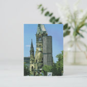 Duitsland, Berlijn, Koerustendamm, Wilhelm Kirche Briefkaart (Staand voorkant)