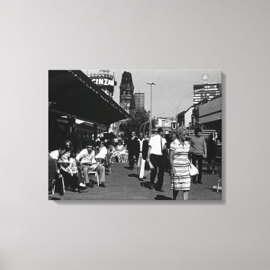  Duitsland Berlijnse kurfürstendamm avenue Canvas Afdruk (Voorkant)