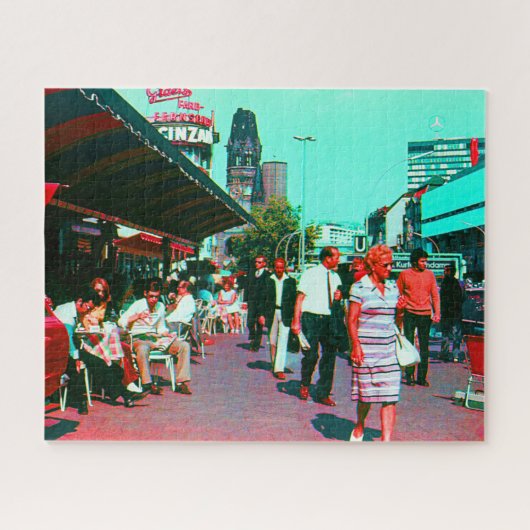  Duitsland Berlijnse kurfürstendamm avenue Legpuzzel (Horizontaal)