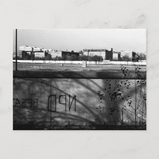  Duitsland Berlijnse muur Briefkaart (Voorkant)