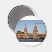 Duitsland Berlin Oberbaumbrucke (St.K.) Magneet (Voorkant / Achterkant)