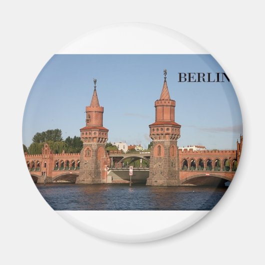 Duitsland Berlin Oberbaumbrucke (St.K.) Magneet (Voorkant)