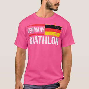 Duitsland Biathlon Doel Skiën Schieten Sport Biat T-shirt