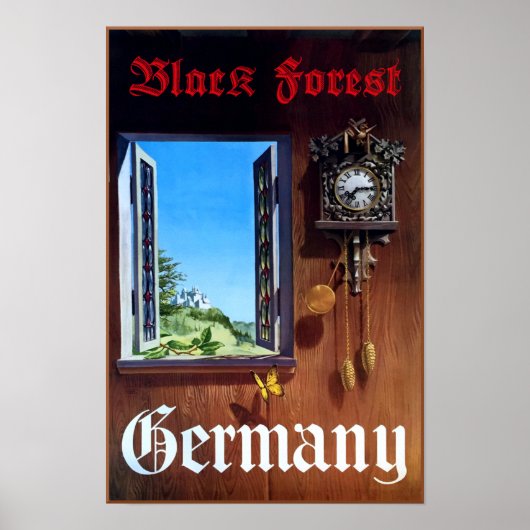 Duitsland, Black Forest-poster Poster (Voorkant)