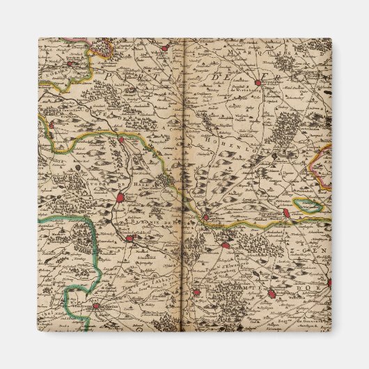 Duitsland bossen magneet (Voorkant)