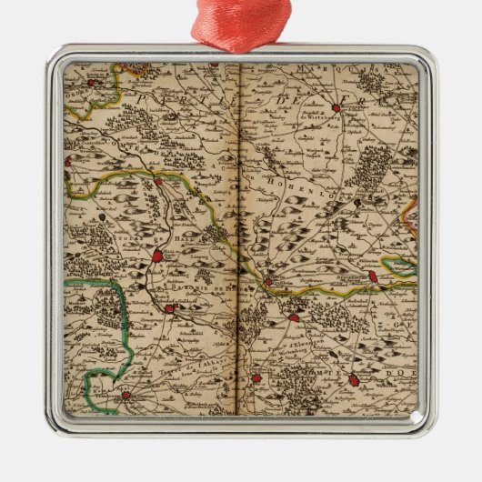 Duitsland bossen metalen ornament (Voorkant)