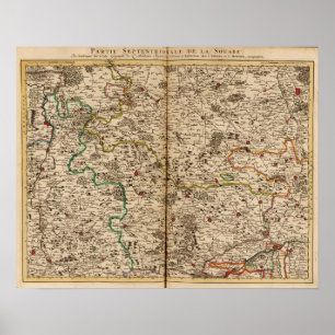 Duitsland bossen poster