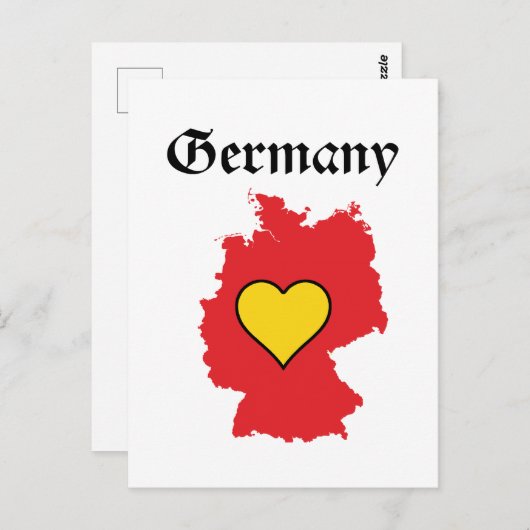 Duitsland Briefkaart (Voorkant / Achterkant)