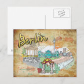 Duitsland Briefkaart van Berlijn (Voorkant / Achterkant)