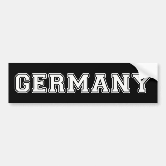 Duitsland Bumpersticker (Voorkant)