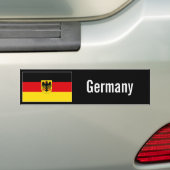 Duitsland bumpersticker (Op auto)